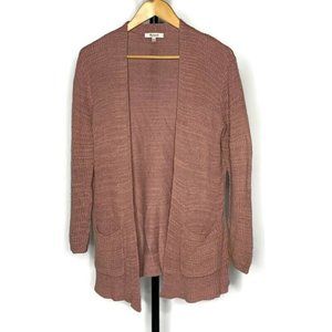 Madewell Pink Postscript Cardigan Sweater